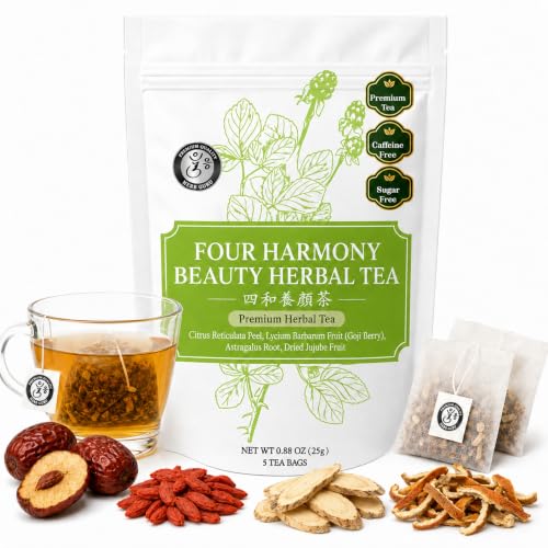 Beauty Glow Digestive Comfort & Relaxation Traditional Chinese Herbal Tea for Modern Wellness