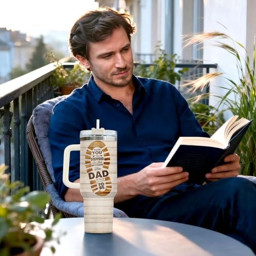 Bonus Dad Stepdad Thank You 40 oz Tumbler with Handle
