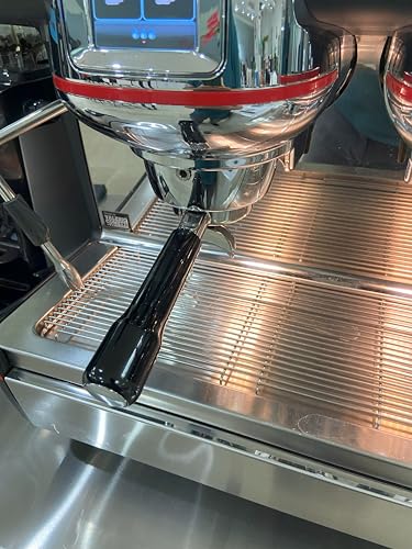 58mm Double Spout Portafilter Compatible with La Marzocco Espresso Machine Stainless Steel Espresso Portafilter with Double Shot Filter Basket Espresso Accessories