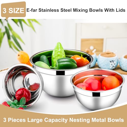 Mixing Bowls with Lids Set (3 Count)