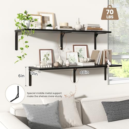 Floating Shelves for Wall (2 Count)