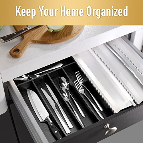 Bamboo Silverware Holder