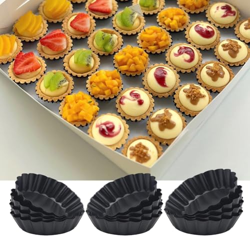 3 Inch Mini Quiche Pans 12 Pack (12 Count)