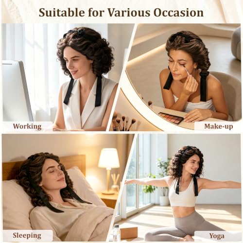 Sleepy Tie Heatless Curling Headband Overnight No Heat Curler Set for Long Hair