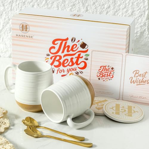 Ceramic Couple Coffee Mug Gift Set (2 Count)