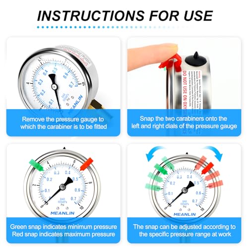 0~10Psi Liquid Filled Pressure Gauge 1