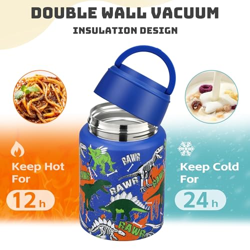 16oz Insulated Food Jar with Spoon
