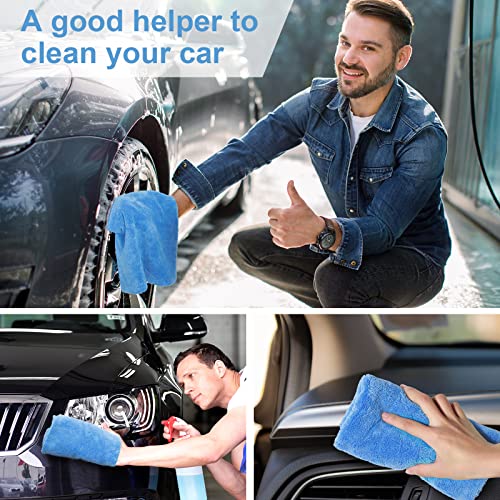 30 Pcs 16 × 16 Inch Microfiber Towels for Cars