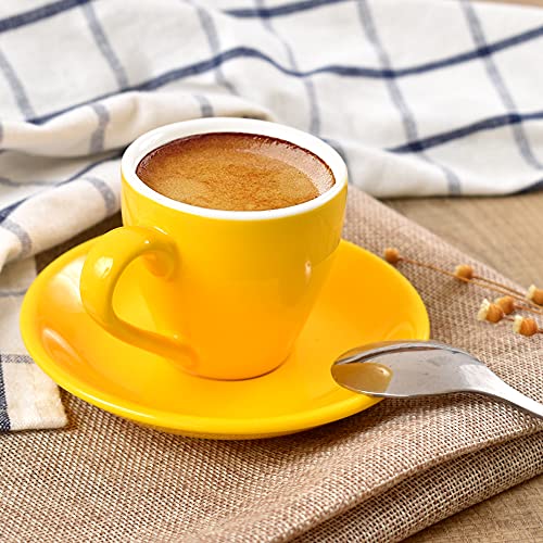 Porcelain Espresso Cup with Saucer