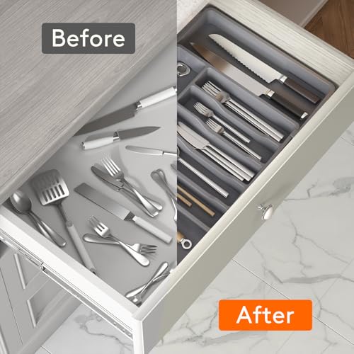 Extra Large Silverware Drawer Organizer (3 Count)