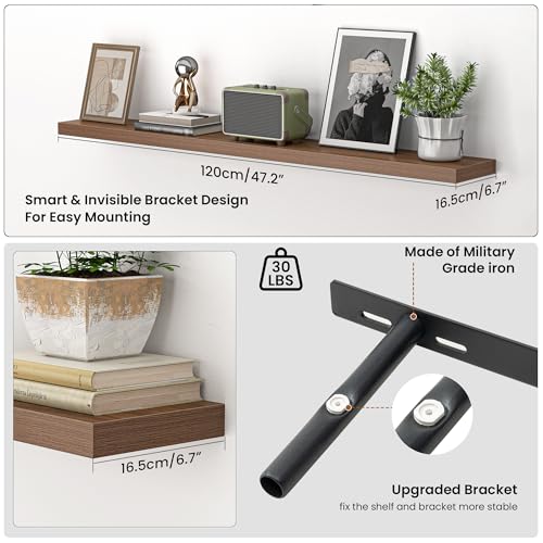 48 Inch Floating Shelves for Wall (2 Count)