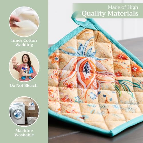 Pot Holders 100% Cotton Potholders (2 Count)