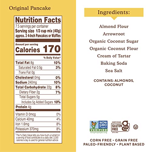 Almond Flour Pancake and Waffle Mix (64.2 Ounce)