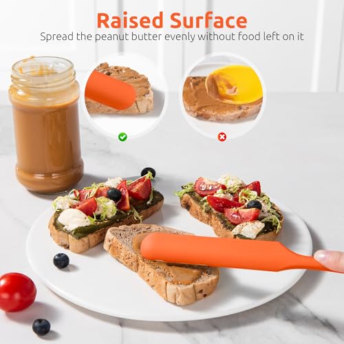 Skinny Silicone Jar Spatula Scraper