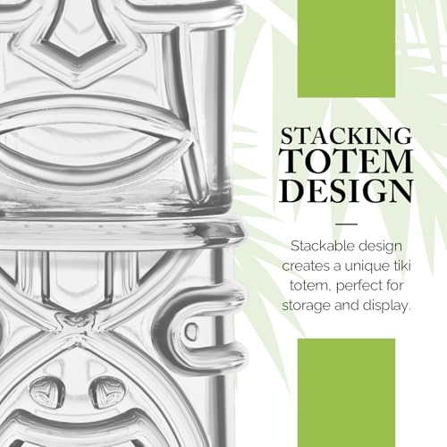 Tiki Cocktail Glasses (4 Count)