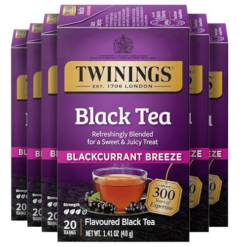 Blackcurrant Breeze Black Tea Individually Wrapped Bags (120 Count)
