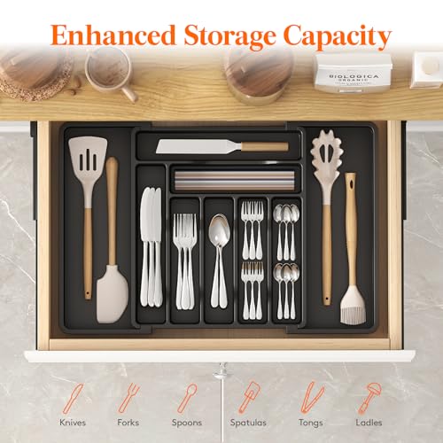 Expandable Silverware Drawer Organizer