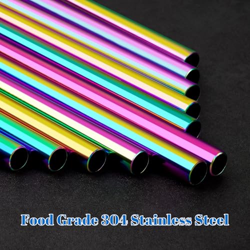 8PCS Stainless Steel Straws Fit for 40oz Stanley Tumblers (8 Count)