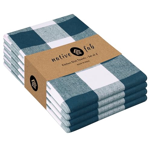 4 Pack Kitchen Towel with Hanging Loop 16x26 inches