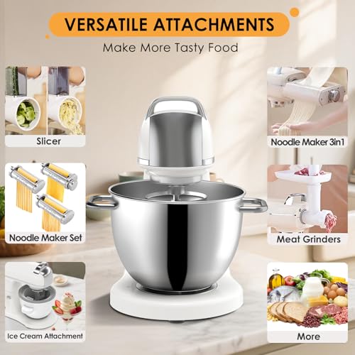8.4QT Commercial Stand Mixer 800W with Aluminum Die Casting Meets the Standard of NSF