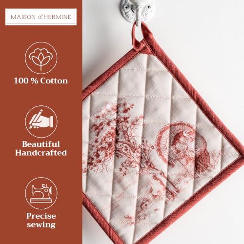 Pot Holders 100% Cotton Potholders (2 Count)