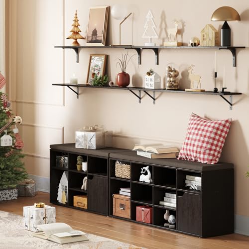 Long Wall Shelves (2 Count)