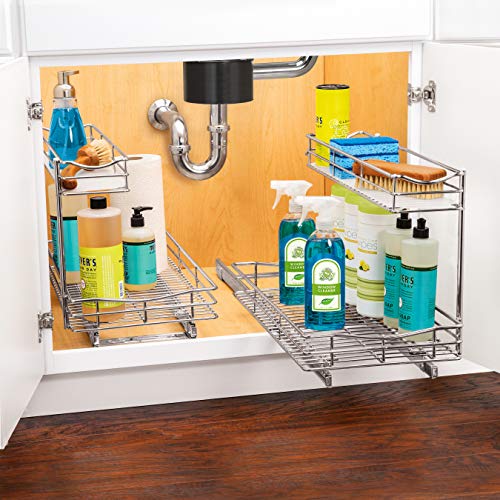 Pull Out Under Sink Kitchen Cabinet Organizer