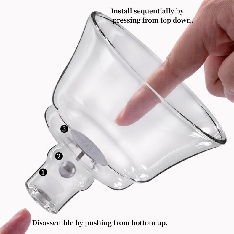 Glass Teapot Set with Infuser Semi Automatic Tea Set Lazy Kungfu Attraction Drip Rotating Magic Teapot Set