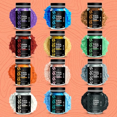 Orange Edible Luster Dust 15g