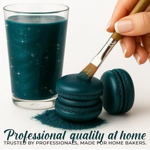 Dark Green Luster Dust Edible 20g