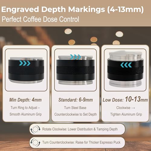 51mm Coffee Distributor and Tamper