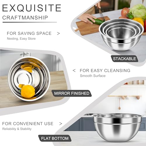 Mixing Bowls with Airtight Lids (6 Count)