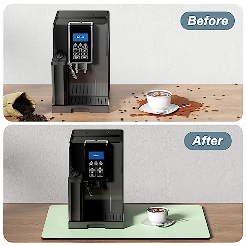 Coffee Mat 16" x 24" Coffee Bar Mats for Espresso Machine Station Accessories and Organizer