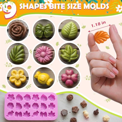 Flower Candy Molds Silicone (2 Count)