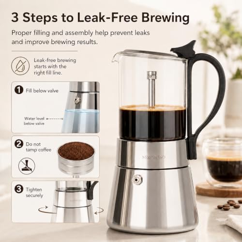 9 Cup Greca Moka Pot
