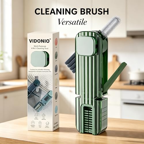 4 in 1 Cup Lid Gap Cleaning Brush