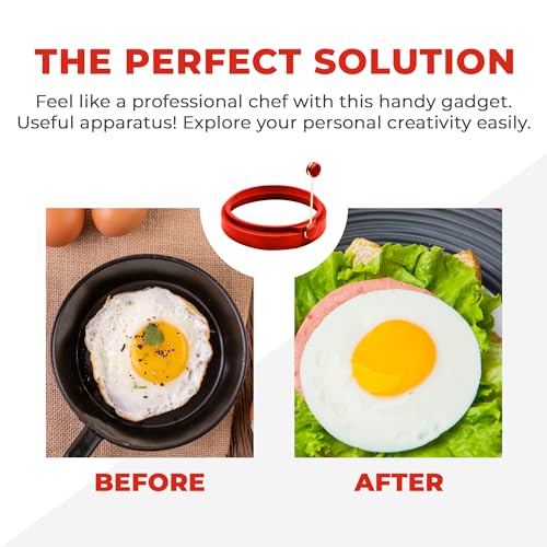 Professional 4 Inch Silicone Egg Ring