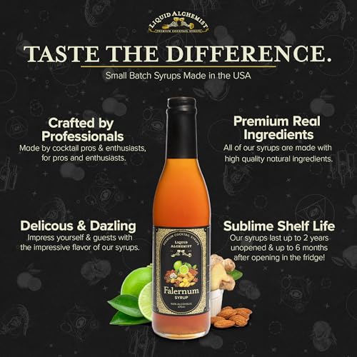 Falernum Syrup for Cocktails (12.7 Fl Oz)