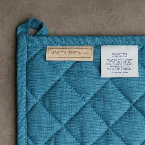 100% Cotton Oven Mitt & Pot Holder Set (2 Count)