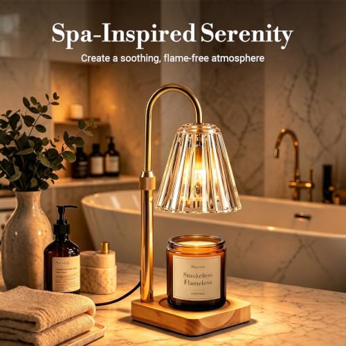 Candle Warmer Lamp with Timer & Dimmer