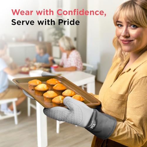 UltraShield Silicone Oven Mitts (2 Count)