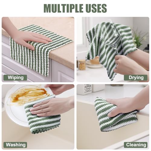 12 Pack Coral Velvet Dish Cloths (12 Count)