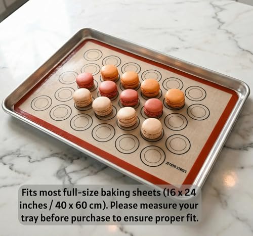 Macaron Baking Mat Silicone Non Stick (2 Count)