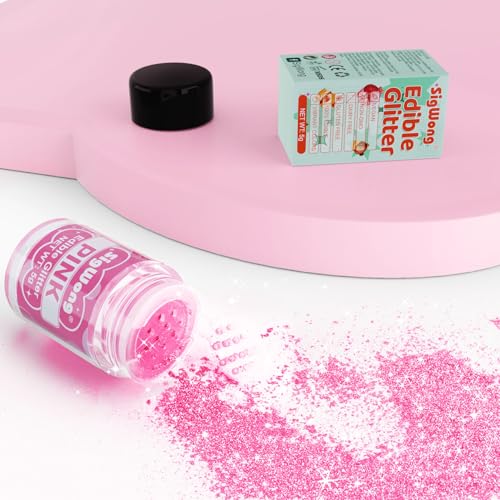 Pink Edible Glitter