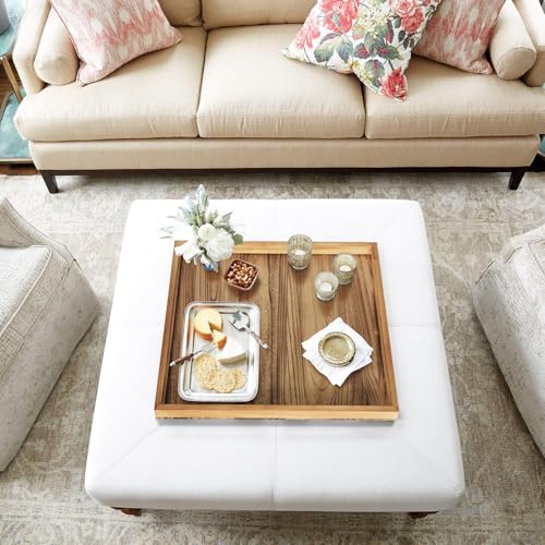 Square Ottoman Table Tray 24"