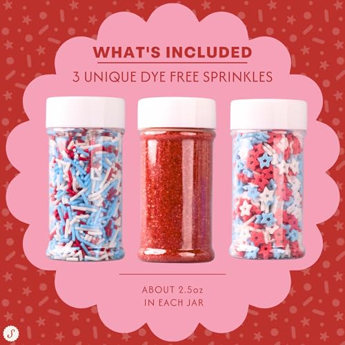 Dye Free Sprinkles (7.47 Ounce)