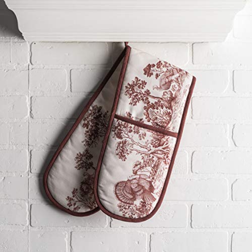 Double Oven Mitts 100% Cotton Double Oven Glove