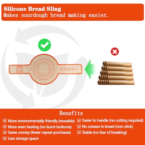 2 Pack Thickened Silicone Bread Sling (2 Count)