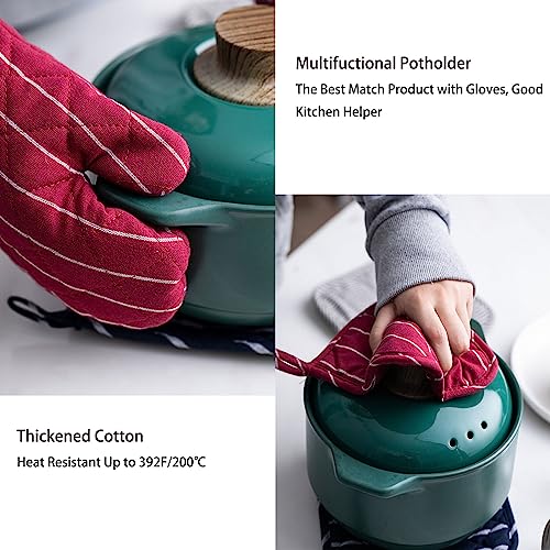4Pcs Oven Mitts and Pot Holders (4 Count)