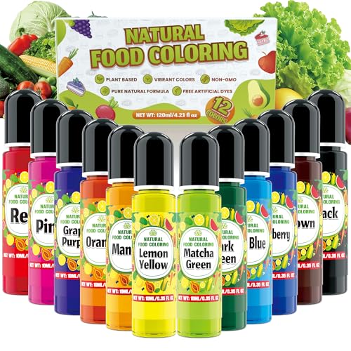 Natural Food Coloring Gel (5 Fl Oz)